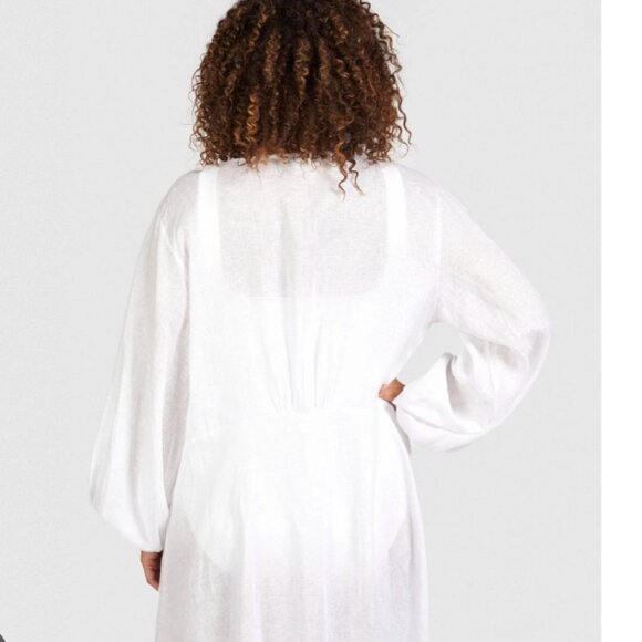 NWT- Saint Somebody- Linen Beach Robe- Size 18-20 - Picture 9 of 10